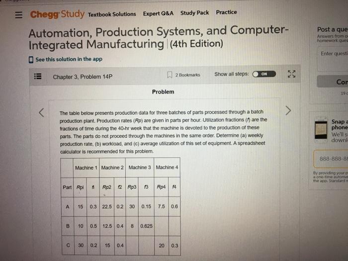 Practice = Chegg Study Textbook Solutions Expert