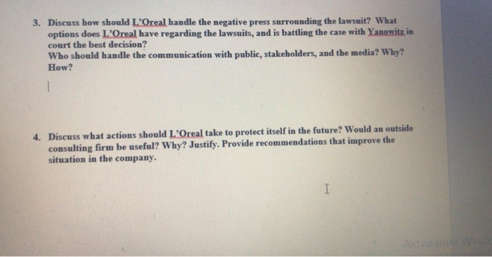 CASE STUDY 13-1 L'Oreal USA. Do Looks Really