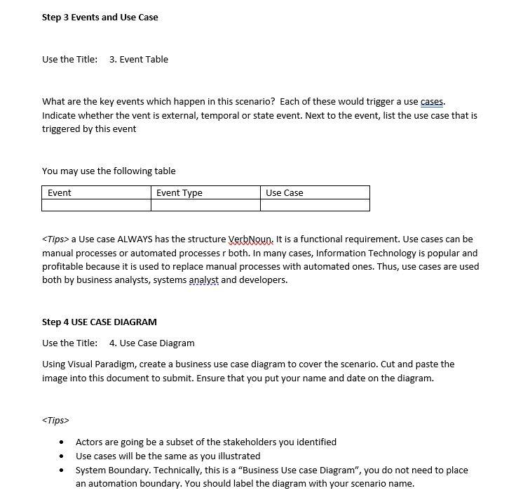This Use case diagram exercise Exercise 1: