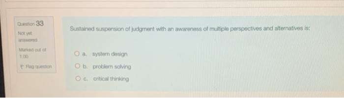 management information systems Question 23 Not