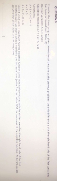 QUESTION 7 Consider the Puck and Pawn problem