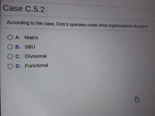 dick's case Case C.5.2 According to the case,