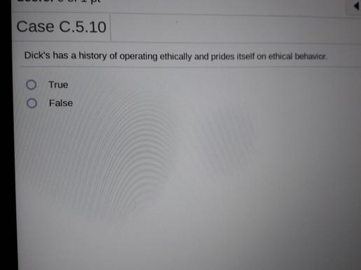 dick's case Case C.5.2 According to the case,