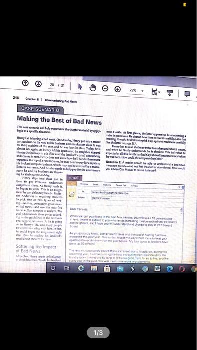 Instructions In order to complete your case