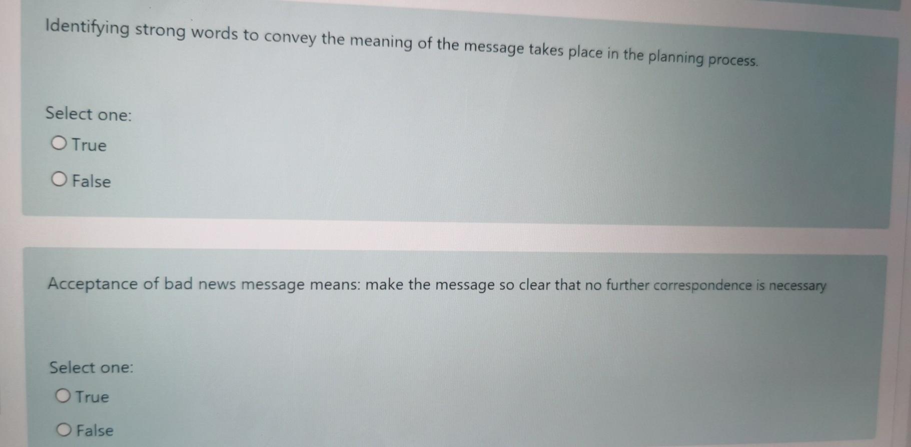 Your business messages should not represent the