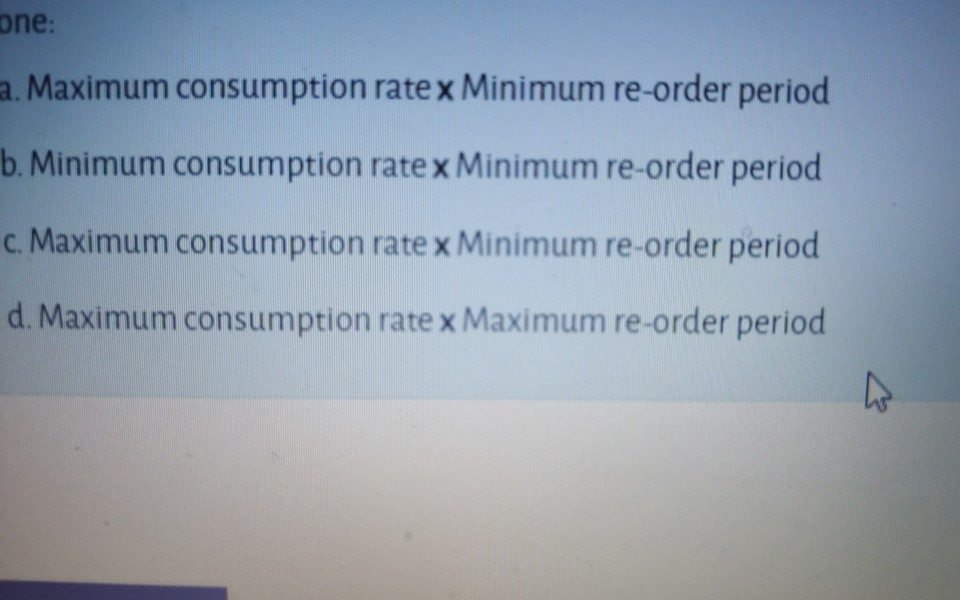 How to calculate reordering level choose correct