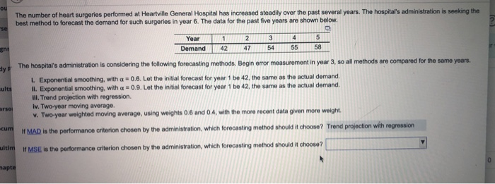 ou The number of heart surgeries performed at