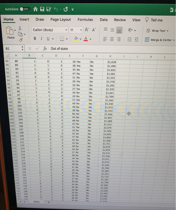 QUESTION 31 A vacation resort has collected data