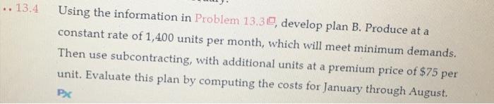 .. 13.4 Using the information in Problem 13.30,