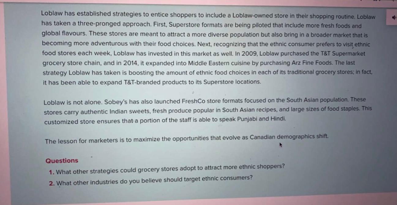 Please read the case and help with the two