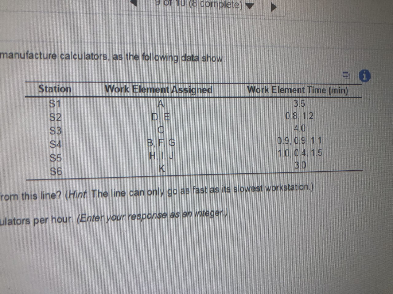 A paced assembly line has been devised to