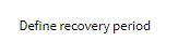 Define recovery period