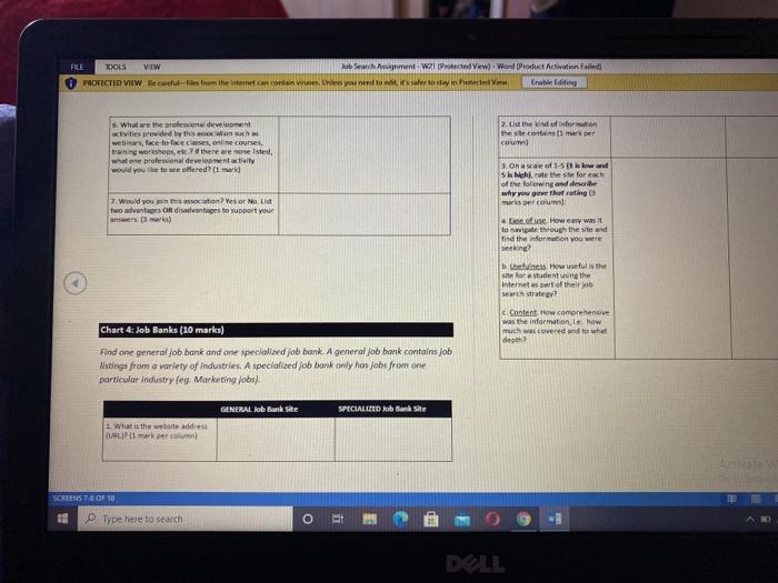 PROTECTED VIEW Be careful files from the Internet