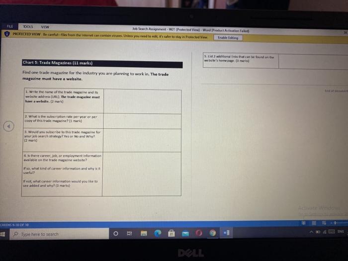 PROTECTED VIEW Be careful files from the Internet