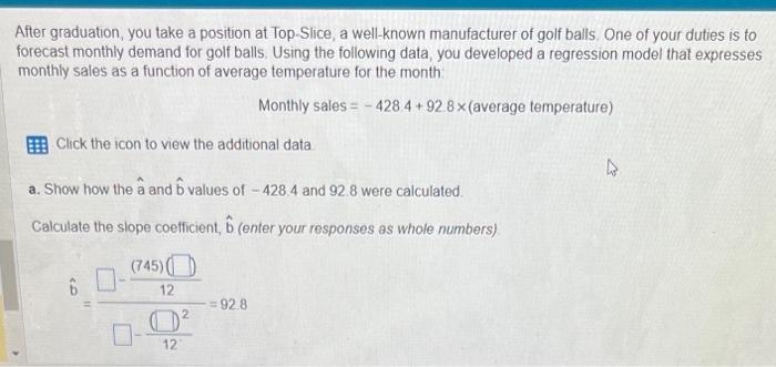 After graduation, you take a position at