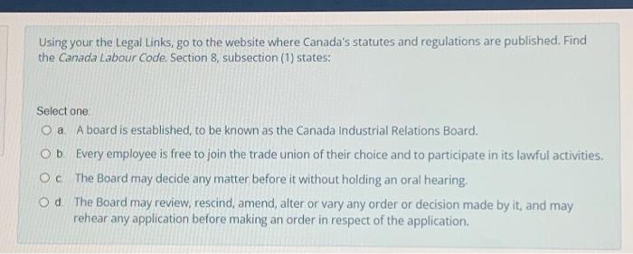 business law Using your the Legal Links, go to