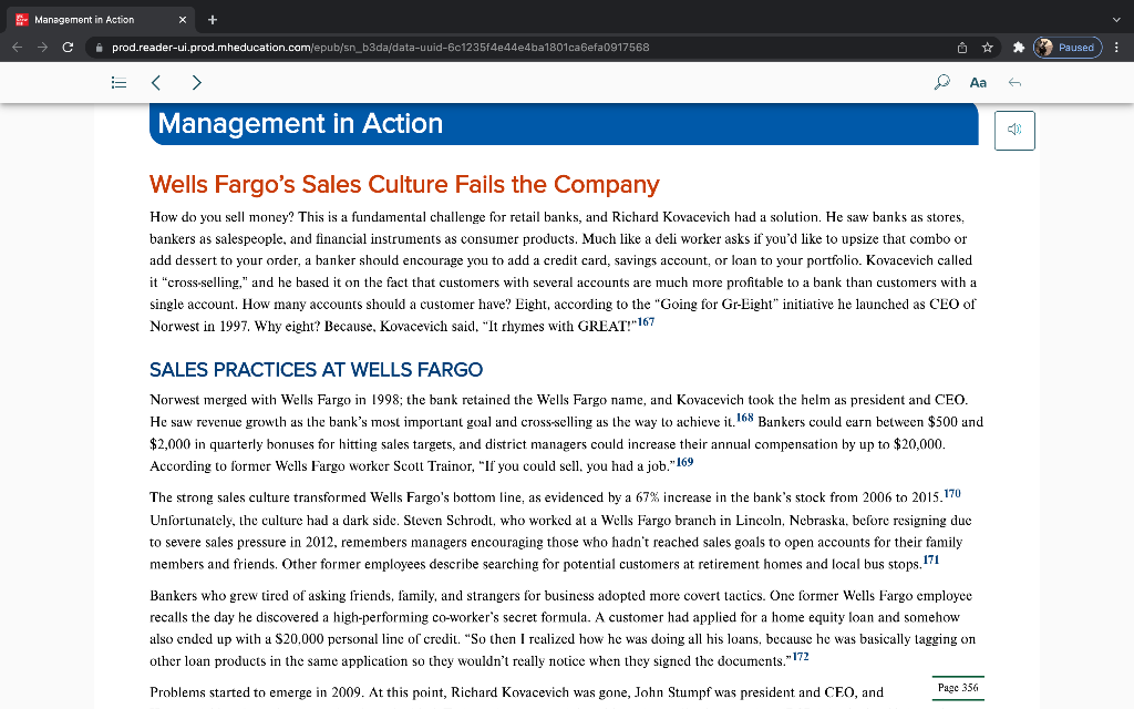 Please answer #4 and #5 Se Management in Action C