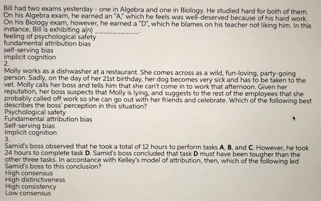 PLEASE ANSWER ALL 3 QUESTIONS WITH PROPER