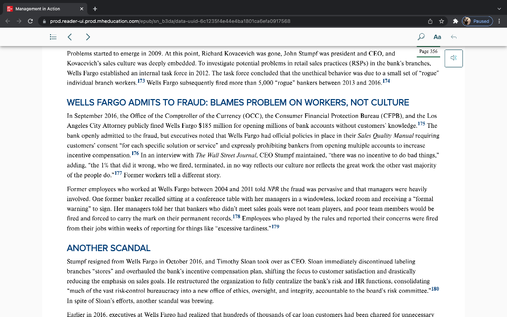 Please answer #4 and #5 Se Management in Action C