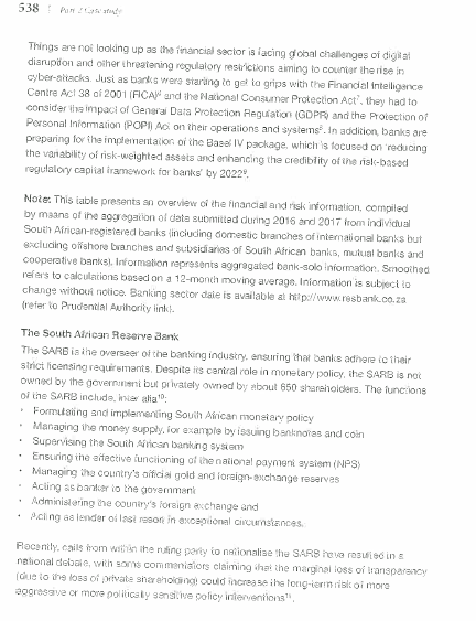 Would you regard fintech as a competitor or