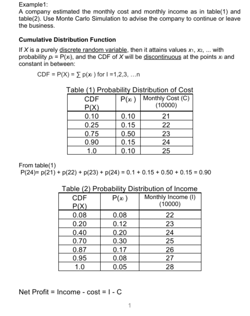 complete the last table according to previous