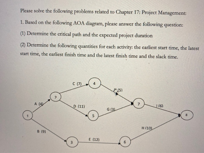 Please solve the following problems related to
