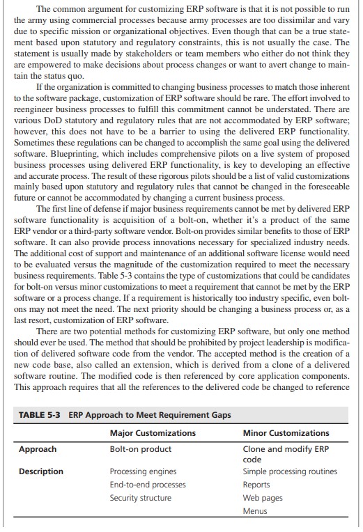US Army 2. What were the key implementation