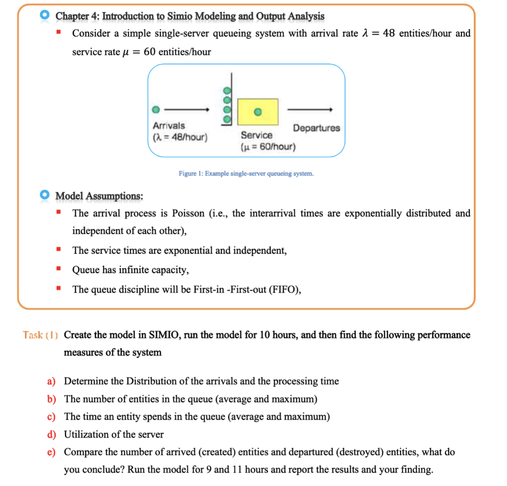 Chapter 4: Introduction to Simio Modeling and