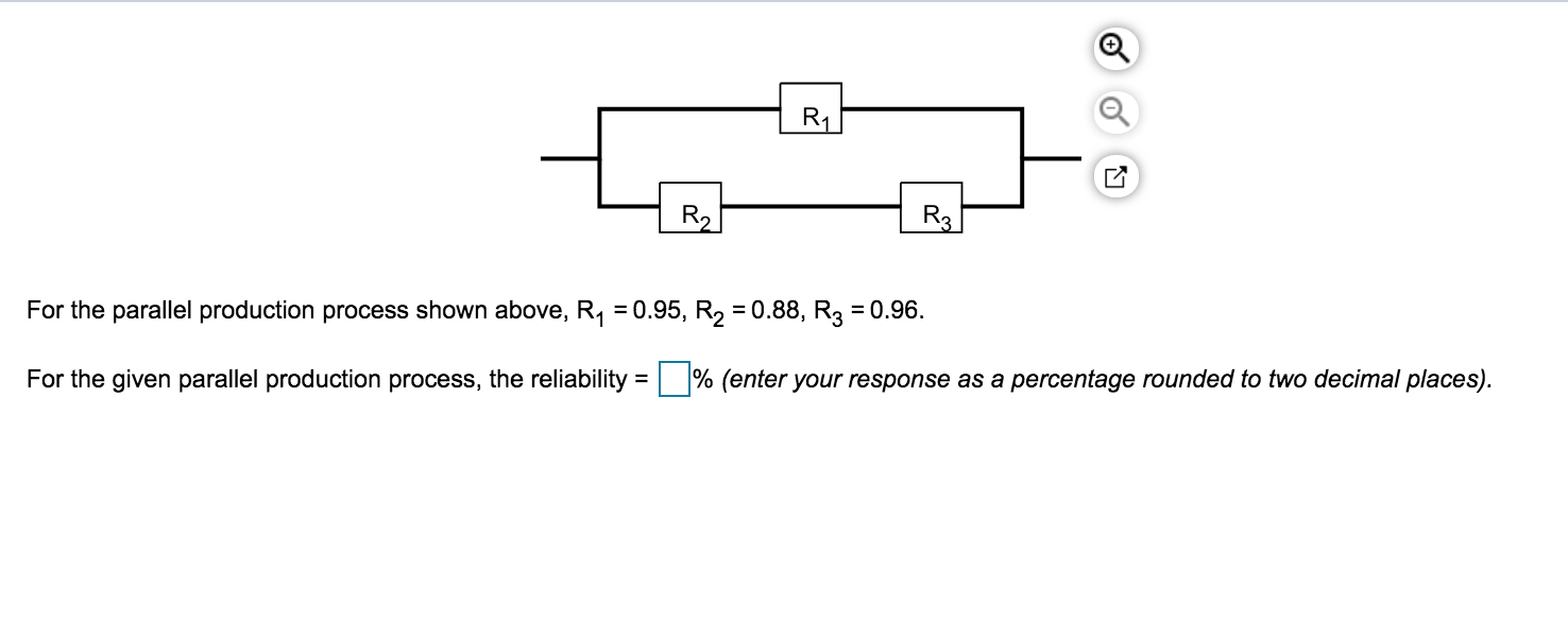 For the parallel production process shown above,
