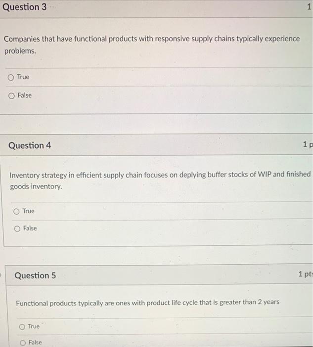 answer all 3 Question 3 1 Companies that have