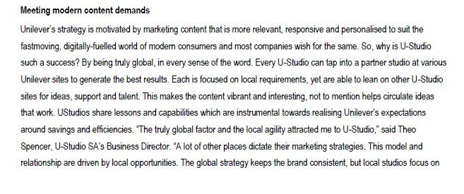 please give examples from the study, thank you in