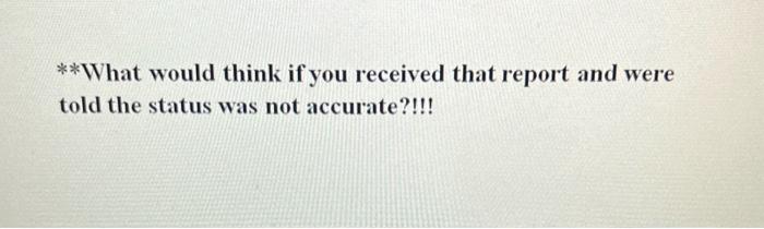 What do you think as a project manager if you