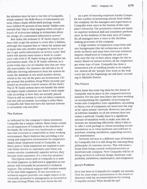 design compufix cultural web and its main