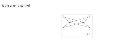 Is this graph bipartite