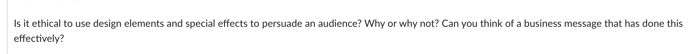 Is it ethical to use design elements and special