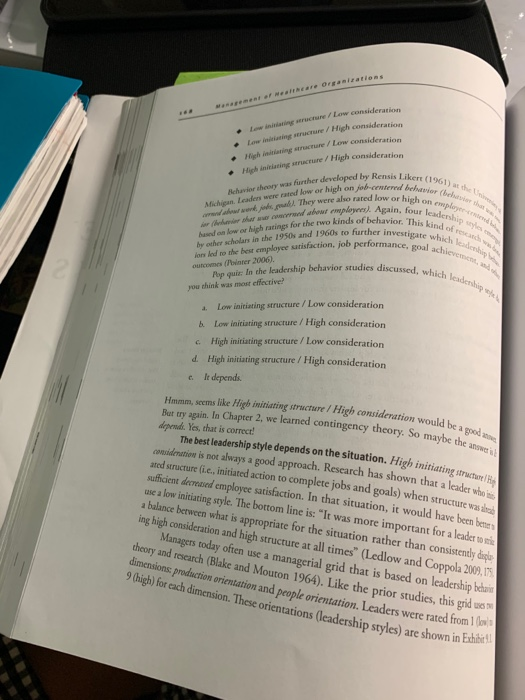 TRY IT, APPLY IT Suppose you are the top manager