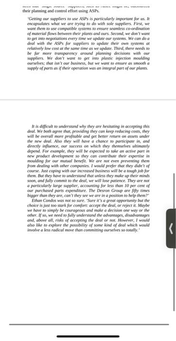 Case 2: AZTEC COMPONENT SUPPLIES Nigel Slack The