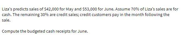 Liza's predicts sales of 542,000 for May and