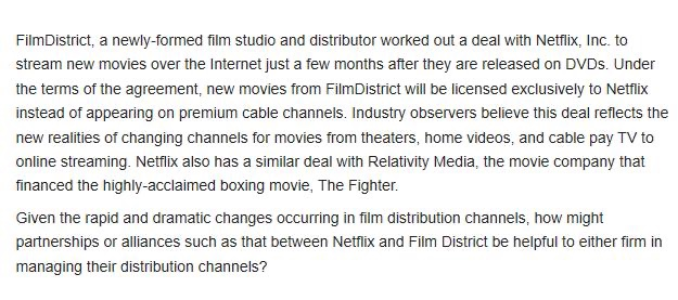 marketing channel Film District, a newly-formed