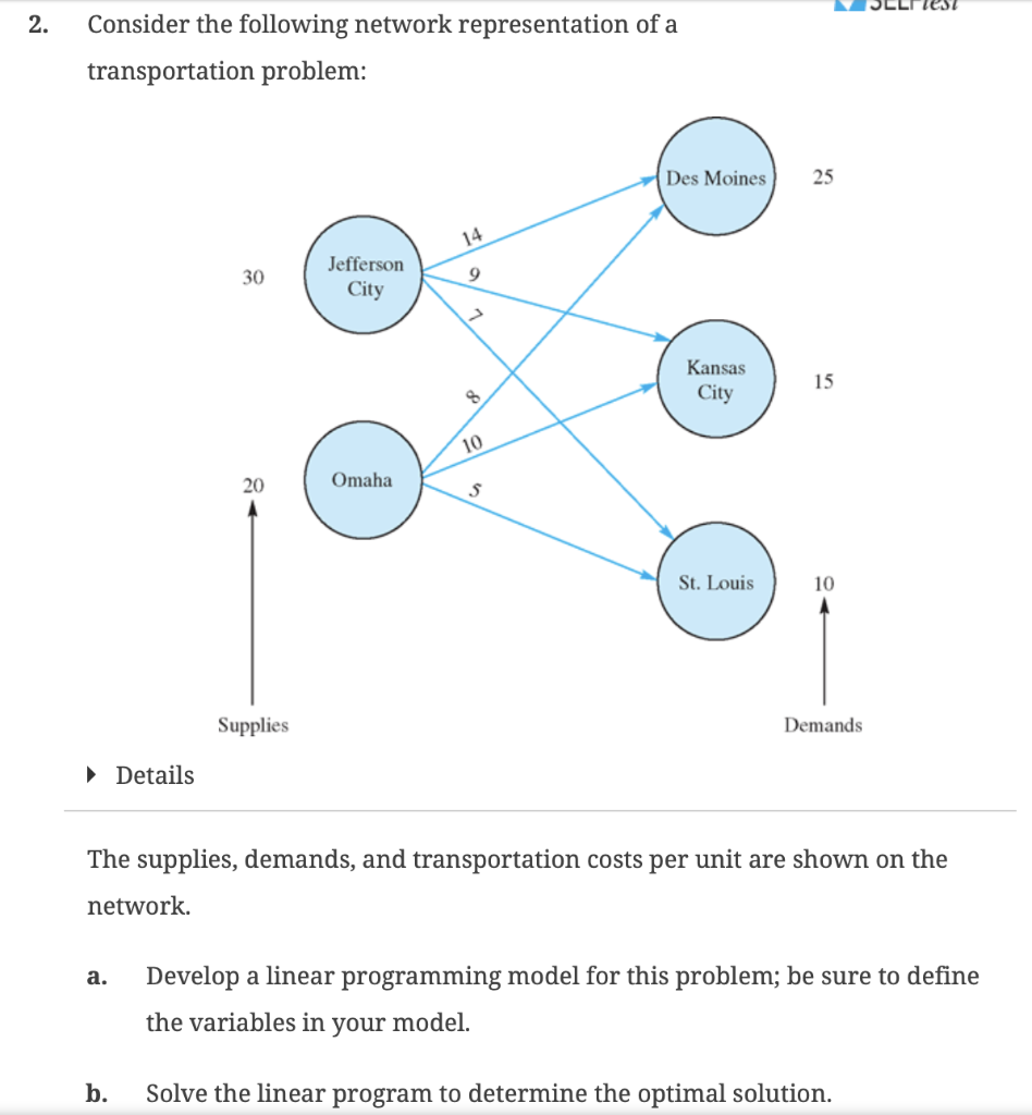 Solve Problem 2 by using Heuristic ApproachYou