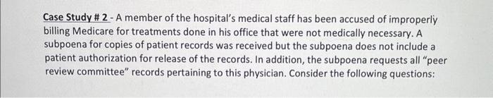 Please answer question 8 pertaining to the case