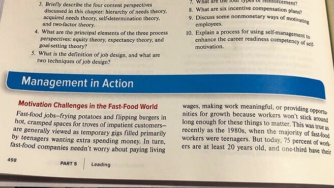 can you please answer the management in action 3