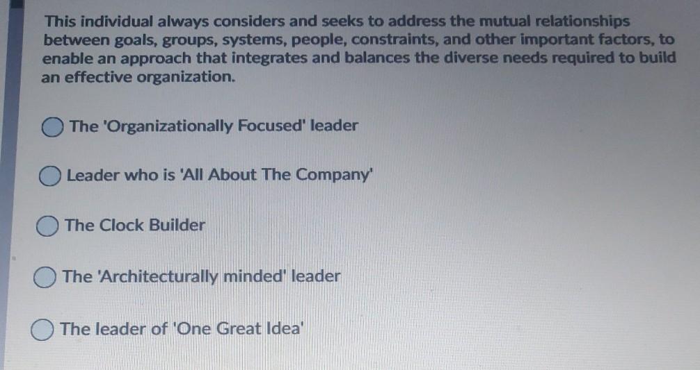 I need correct answer? When is a management