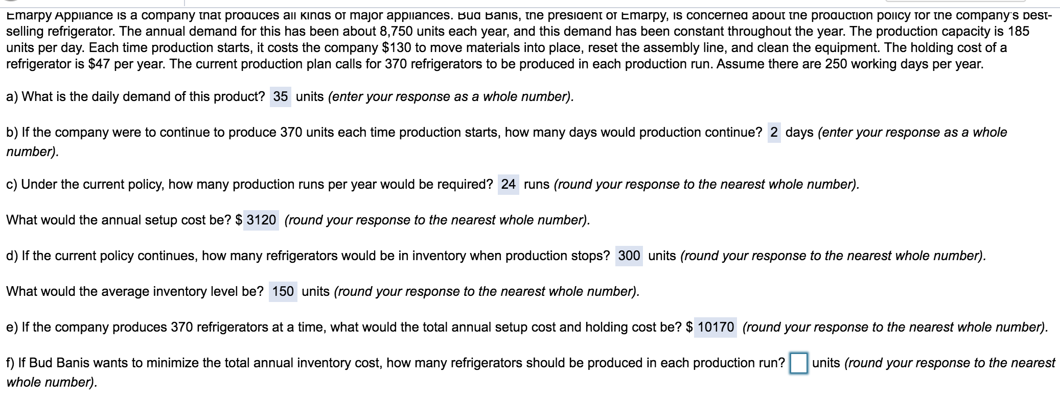 how much would this save the company in inventory