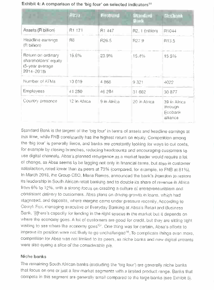 Use a resource based perspective base to explain