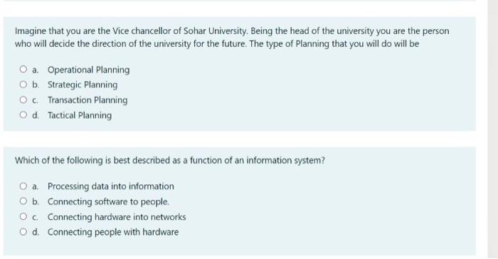 it is in management information system please