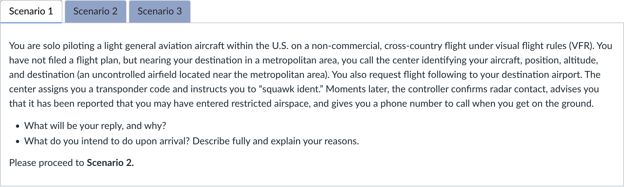 Post your thorough answers to one of the