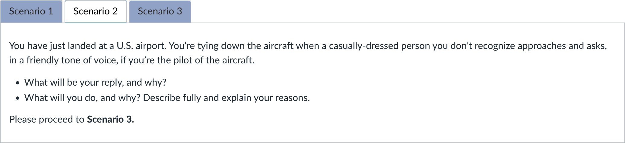 Post your thorough answers to one of the