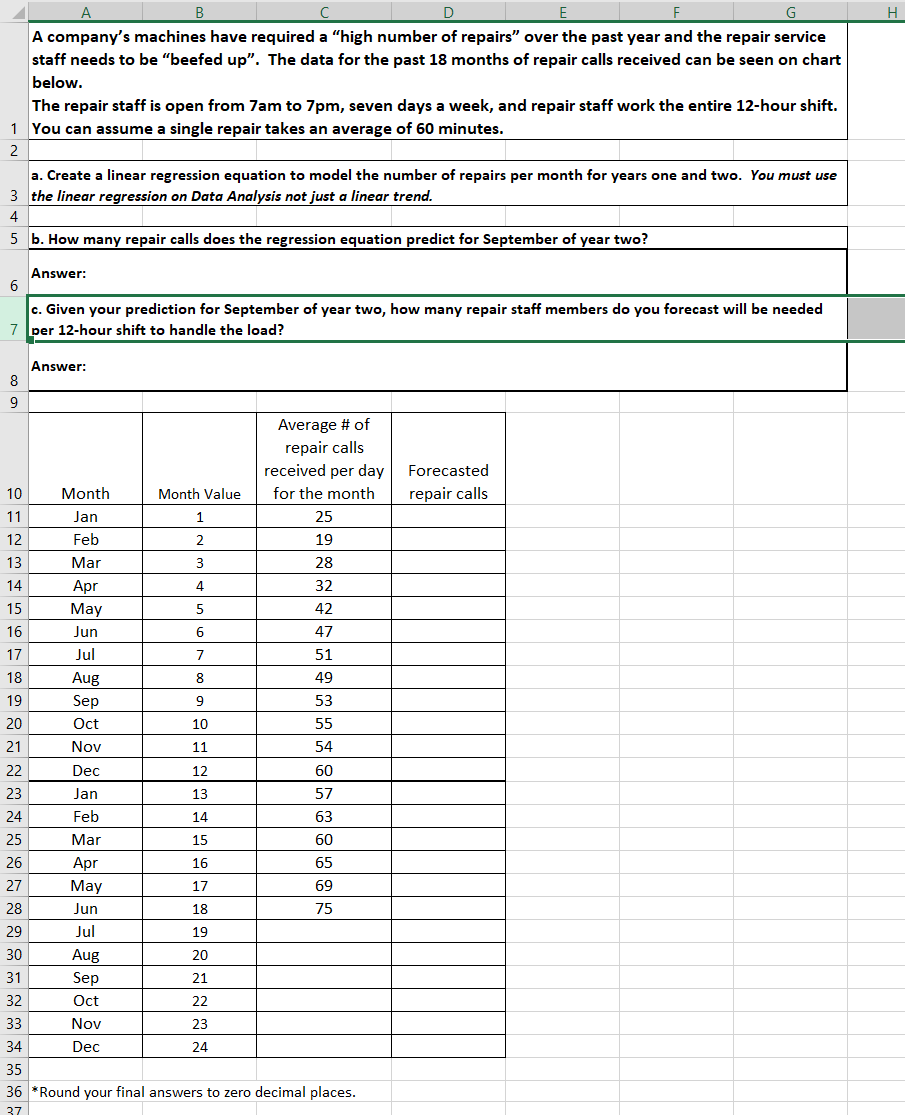 D A company's machines have required a 