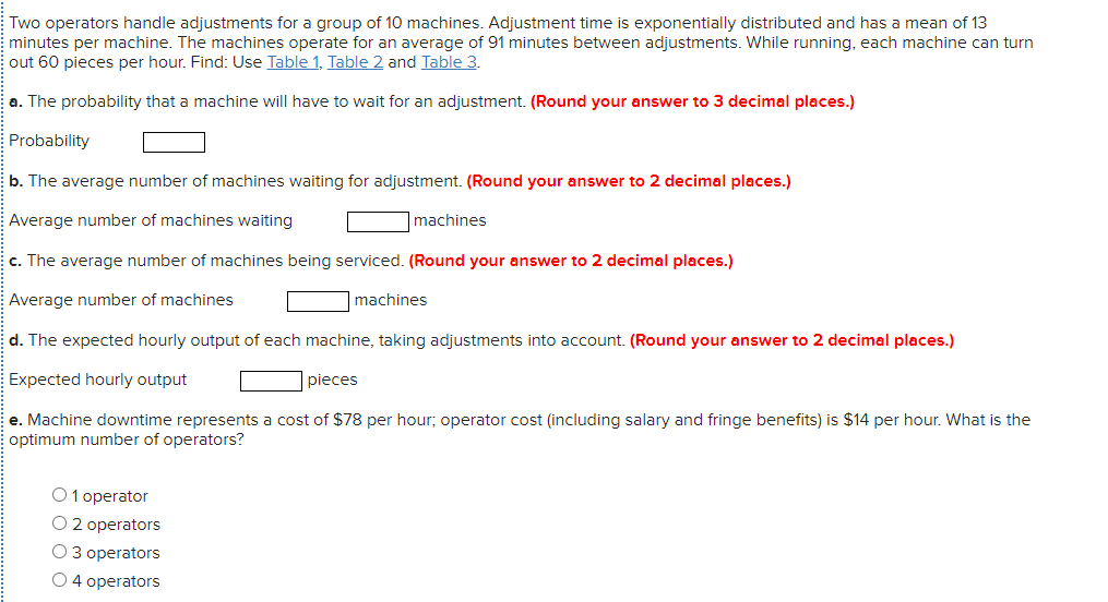 Two operators handle adjustments for a group of
